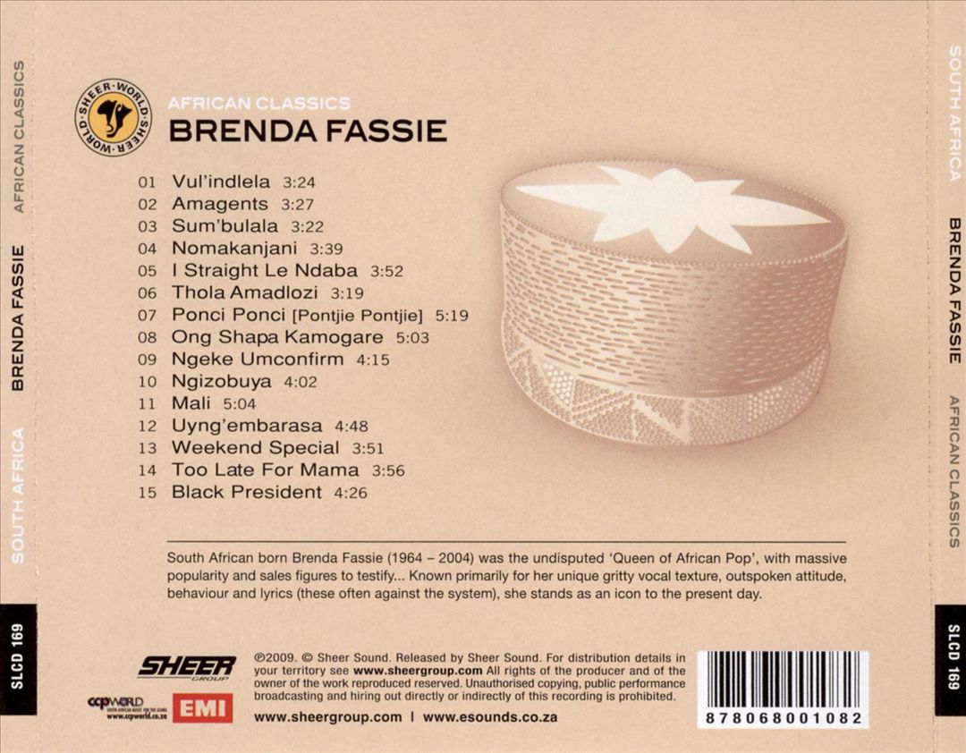 African Classics: Brenda Fassie cover art