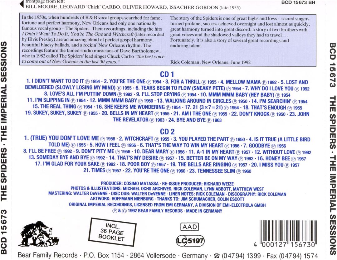 Imperial Sessions cover art