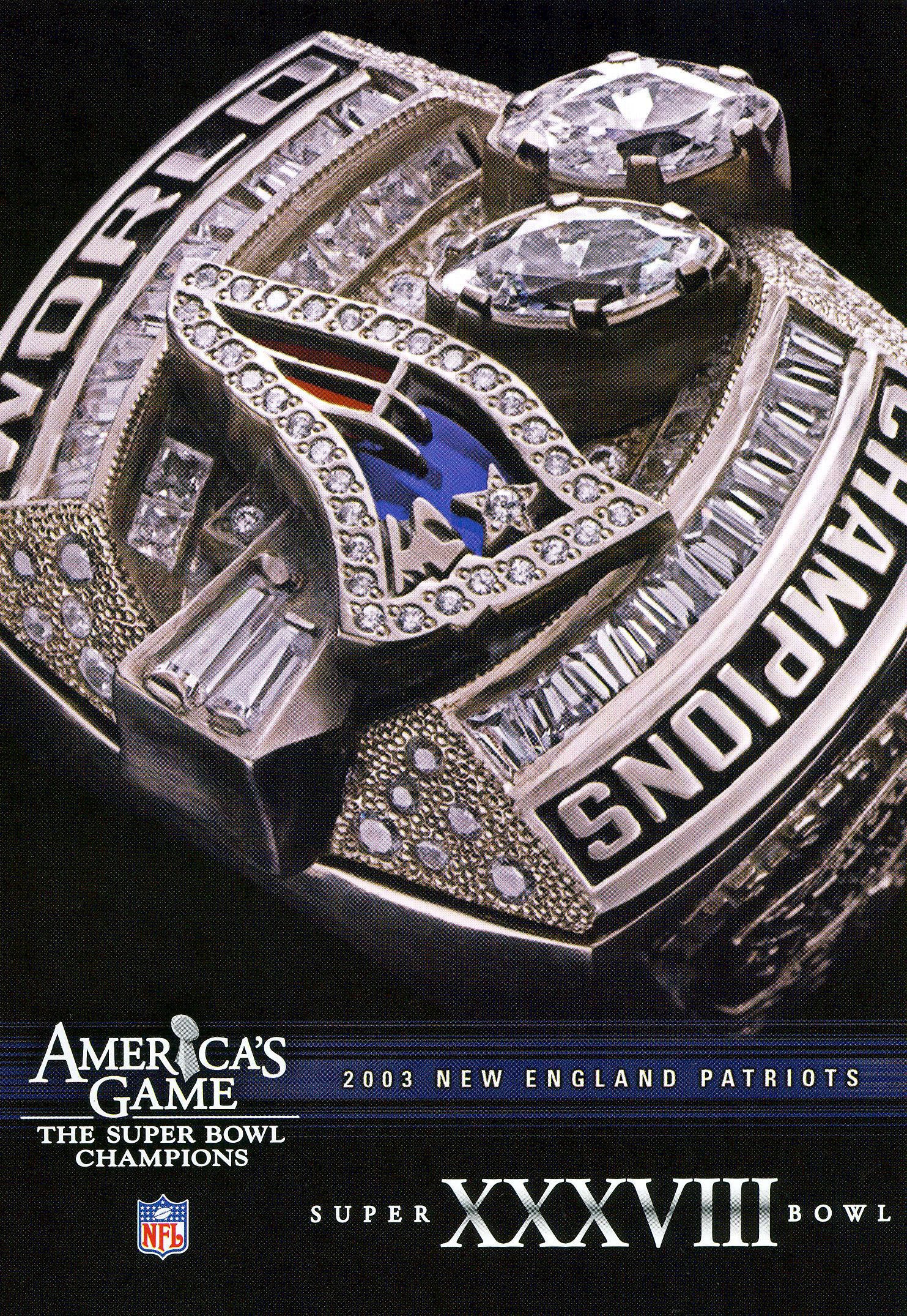NFL: America's Game: 2003 New England Patriots cover art