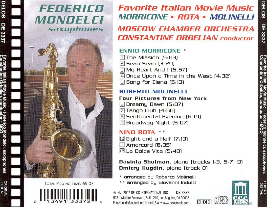 Favorite Italian Movie Music cover art