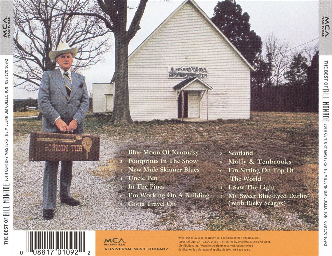 20th Century Masters - The Millennium Collection: The Best of Bill Monroe cover art