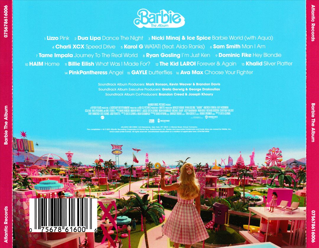 Barbie the Album  cover art