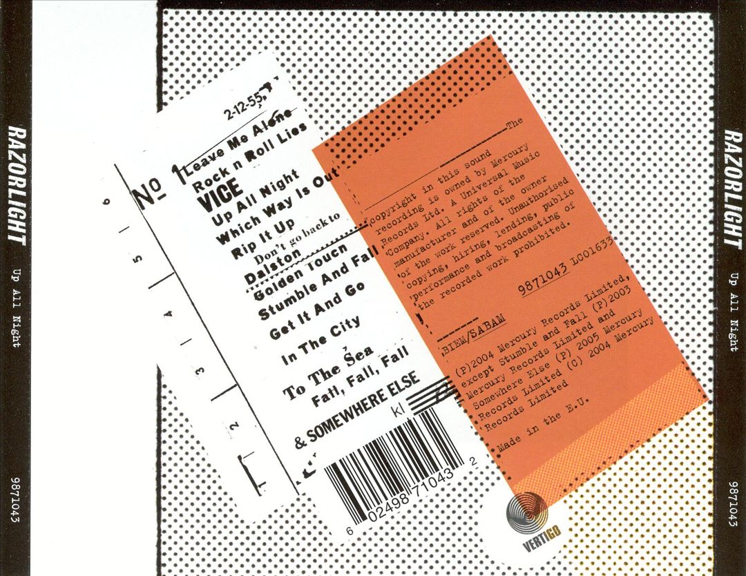 Up All Night [Vertigo Bonus Tracks] cover art