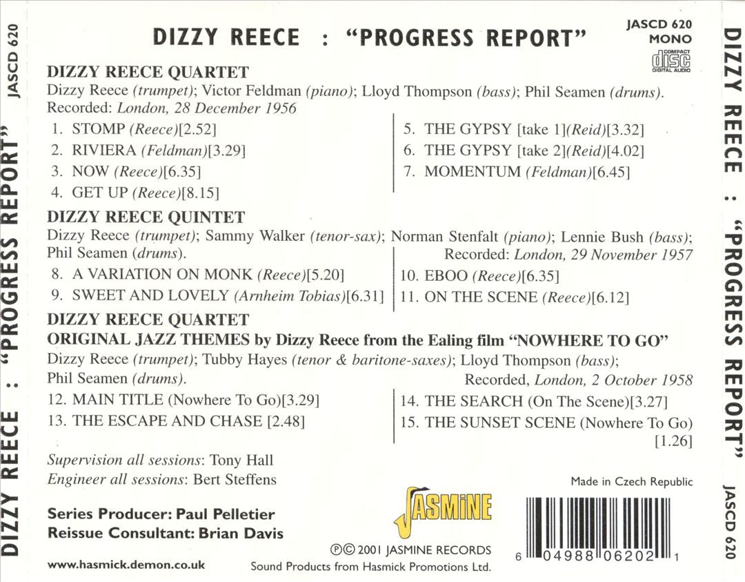 Progress Report cover art
