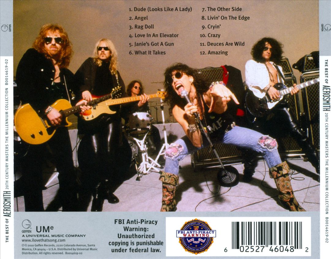 20th Century Masters: The Millennium Collection: The Best Of Aerosmith cover art