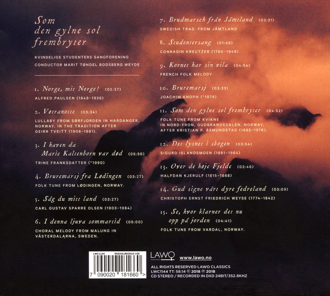 Som den gyldne sol frembryter cover art