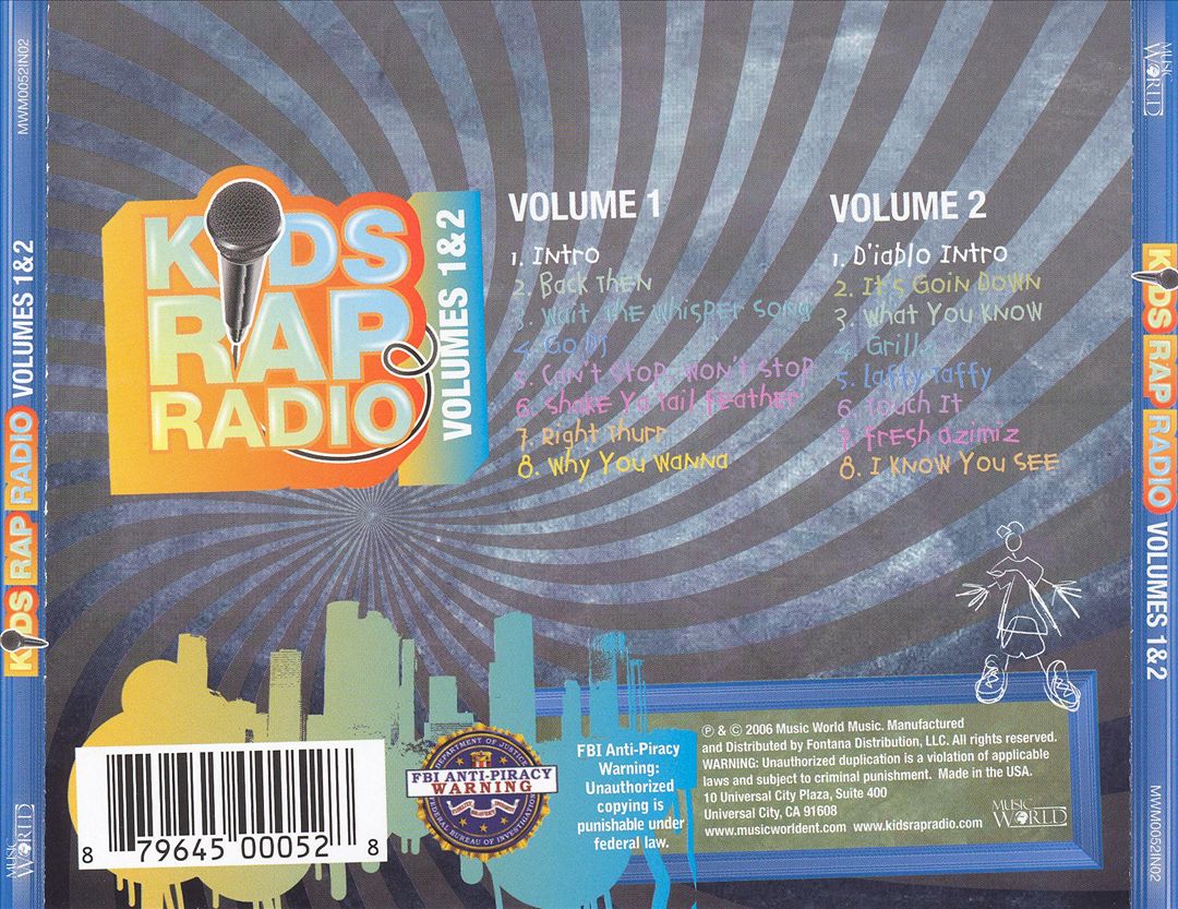 Kids Rap Radio, Vols. 1-2 cover art