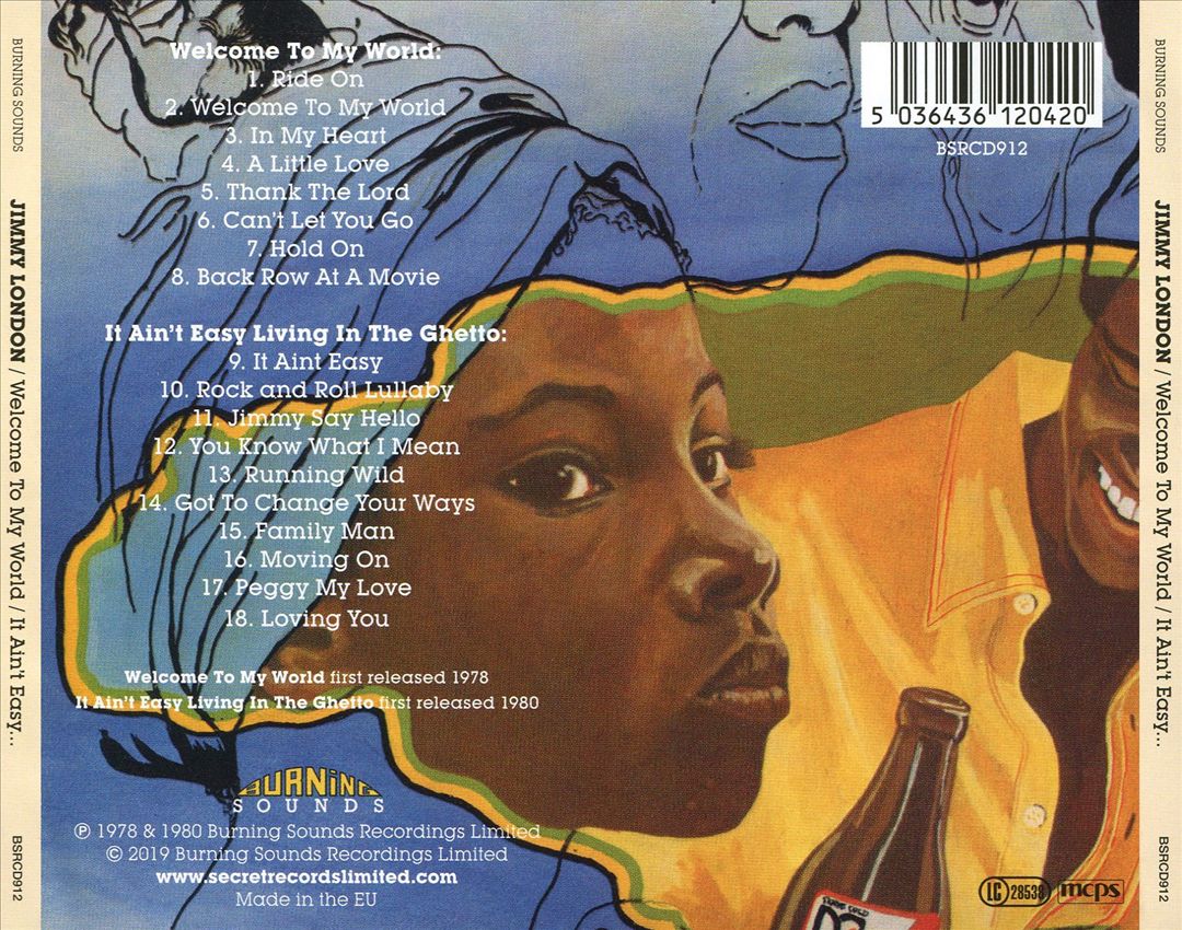 Welcome to My World/It Ain't Easy Living in the Ghetto cover art