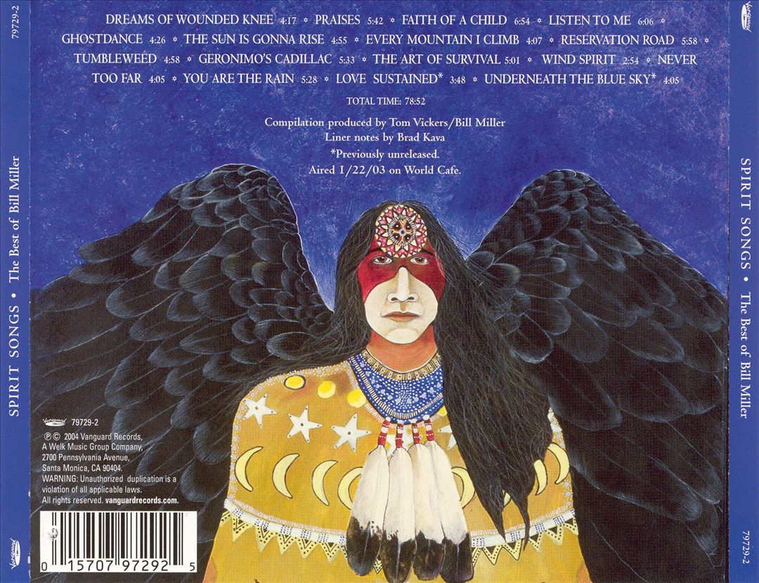 Spirit Songs: The Best of Bill Miller cover art