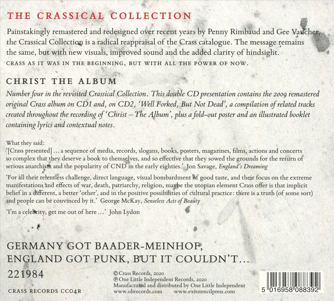 Christ the Album cover art