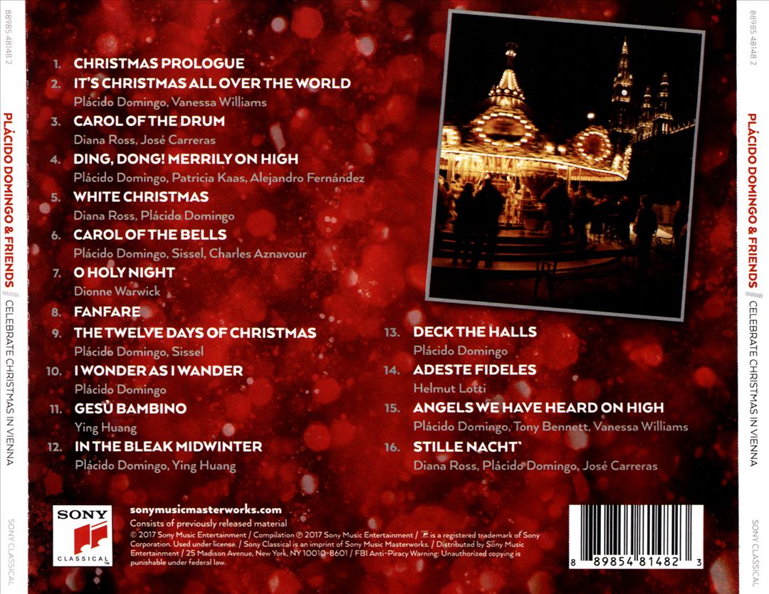 Placido Domingo & Friends Celebrate Christmas in Vienna cover art