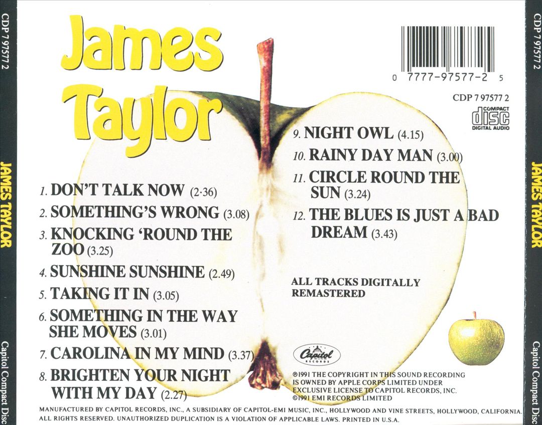 James Taylor cover art