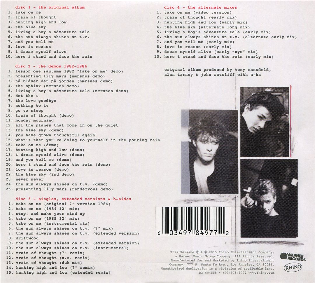 Hunting High and Low cover art