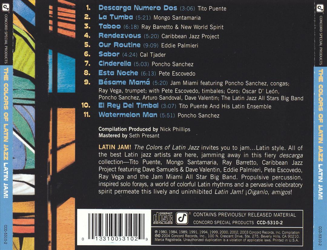 Colors of Latin Jazz: Latin Jam! cover art