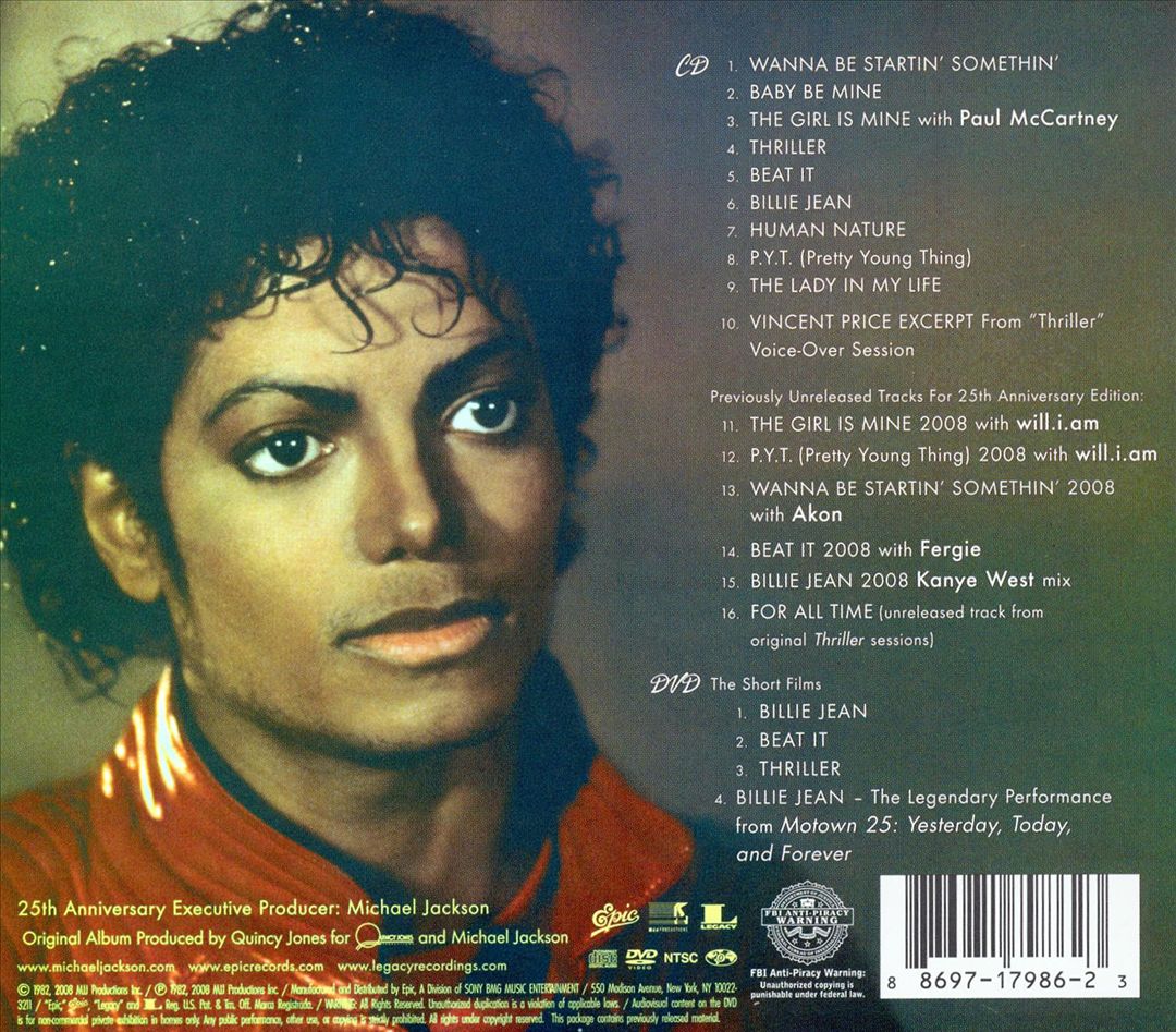 Thriller [25th Anniversary Edition] cover art