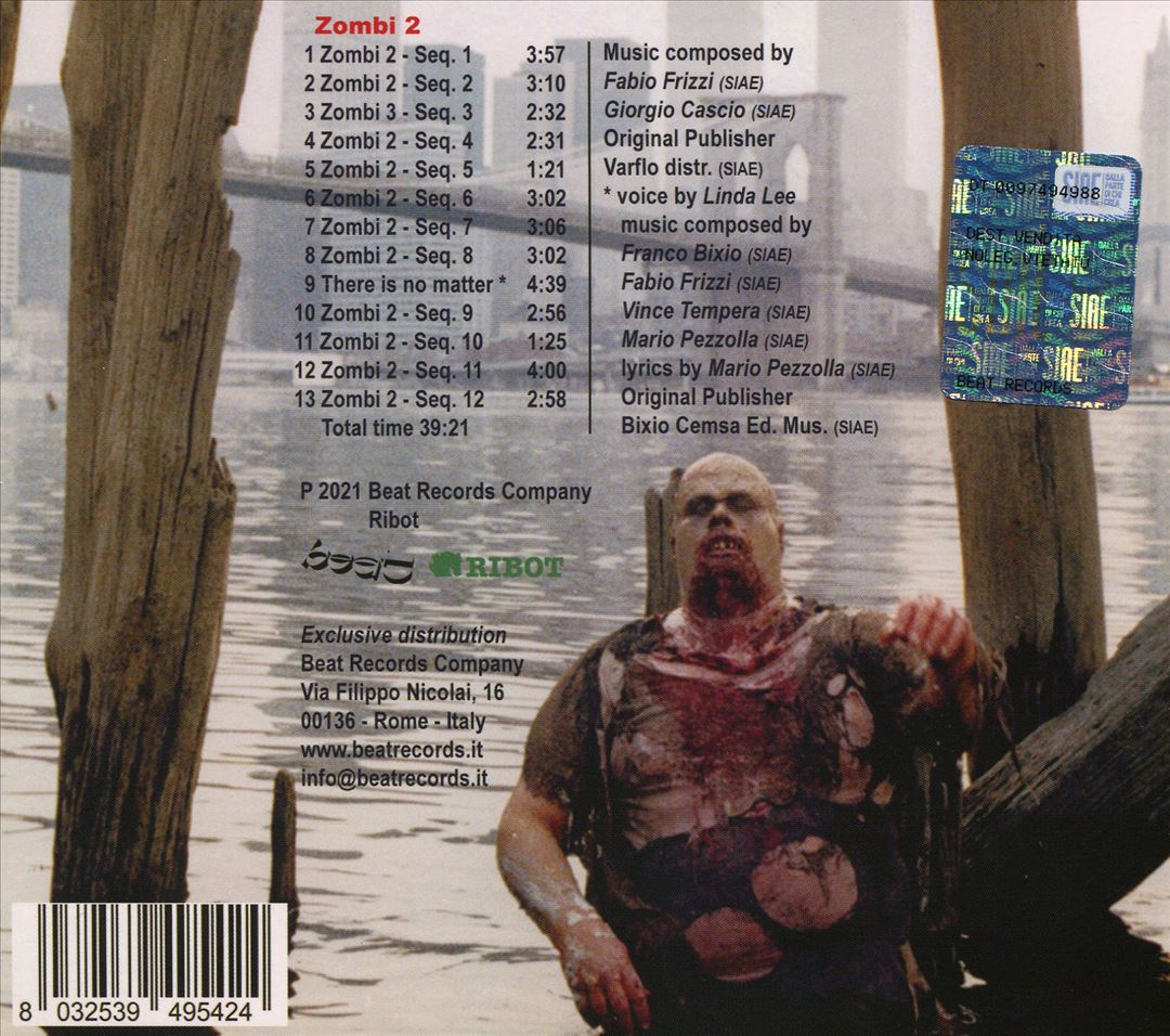Zombie Flesh Eaters [Original Motion Picture Soundtrack] cover art