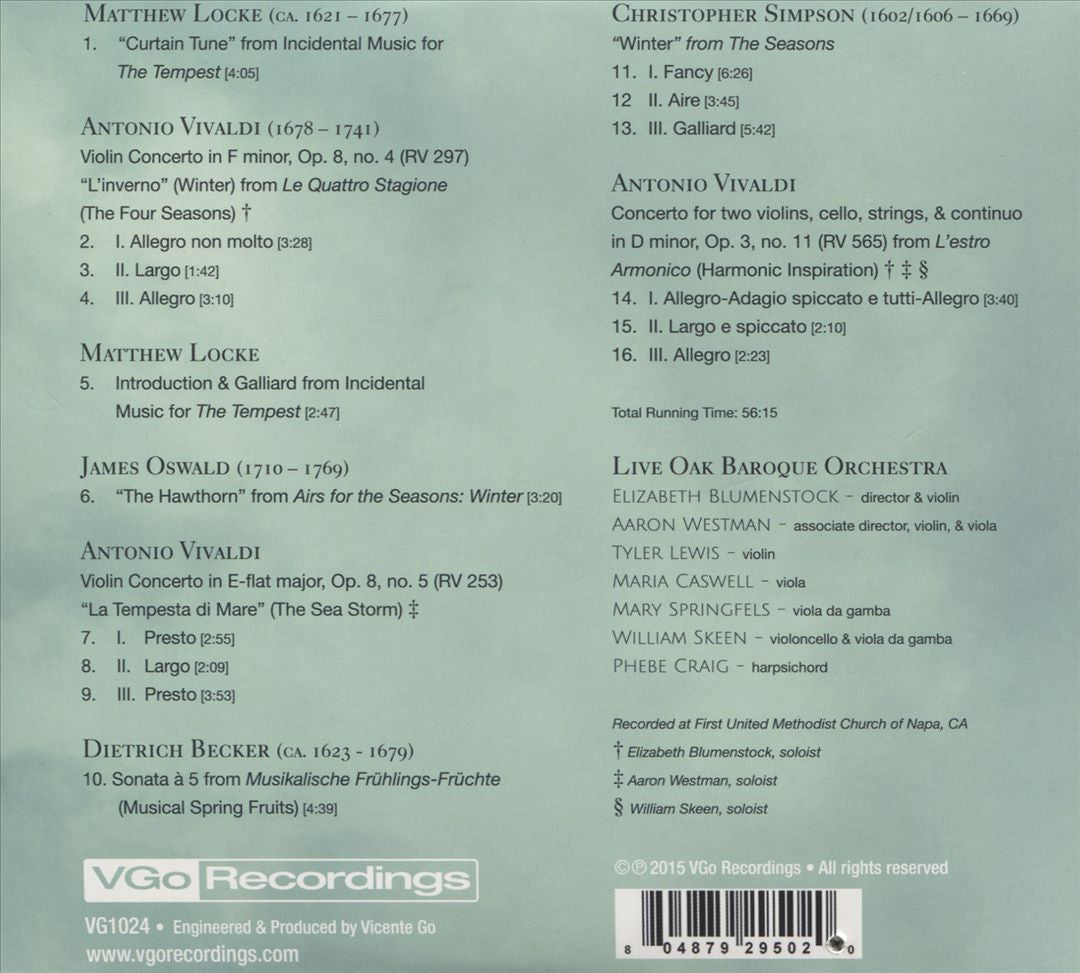 Concertos for Winter cover art