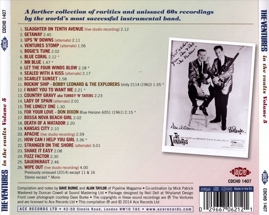 In the Vaults, Vol. 5 cover art