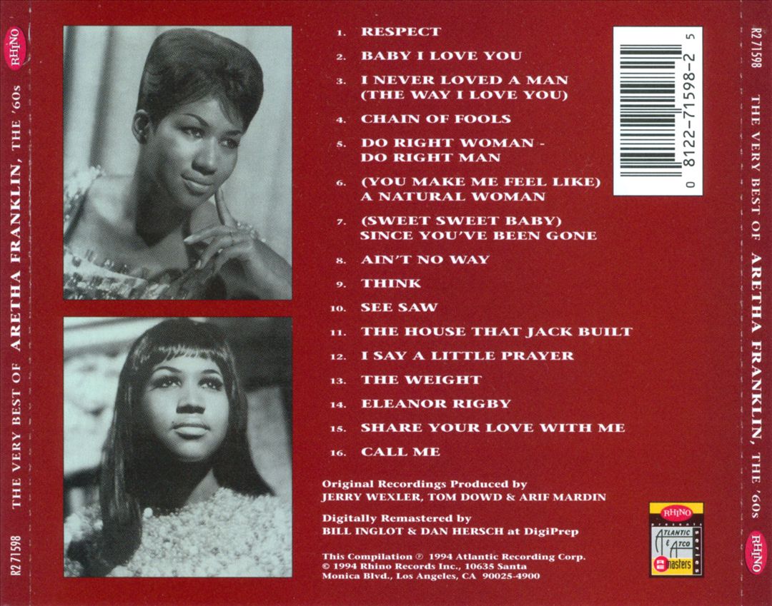 Very Best of Aretha Franklin, Vol. 1 cover art