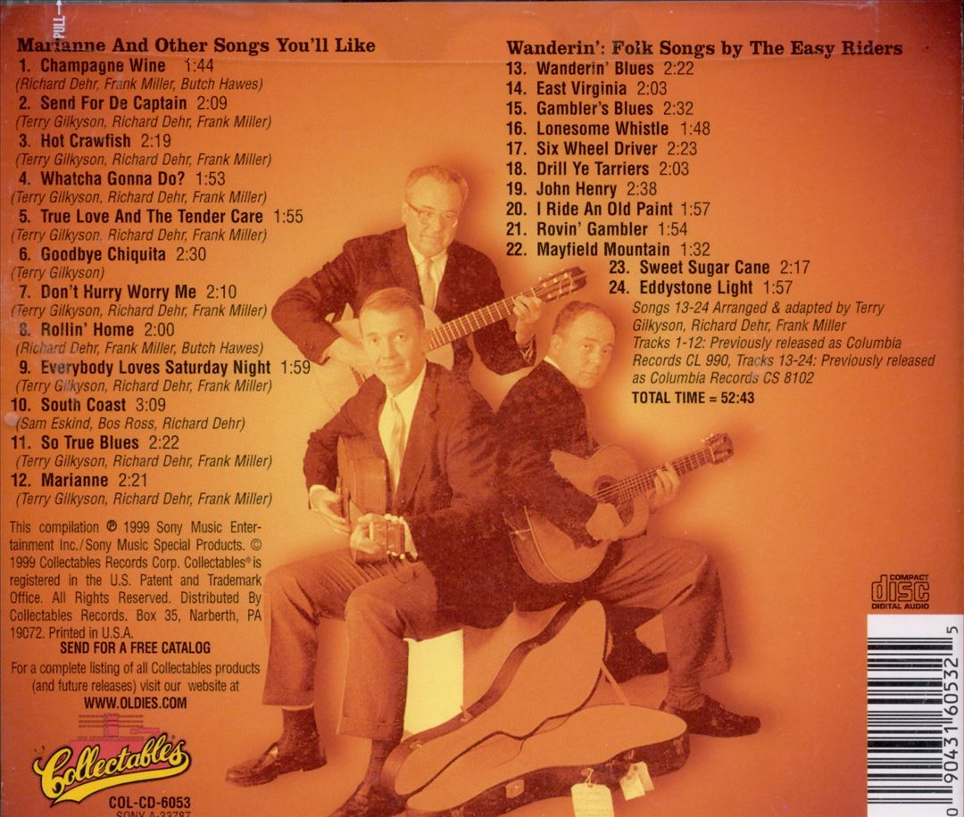Marianne/Wanderin' Folk Songs cover art