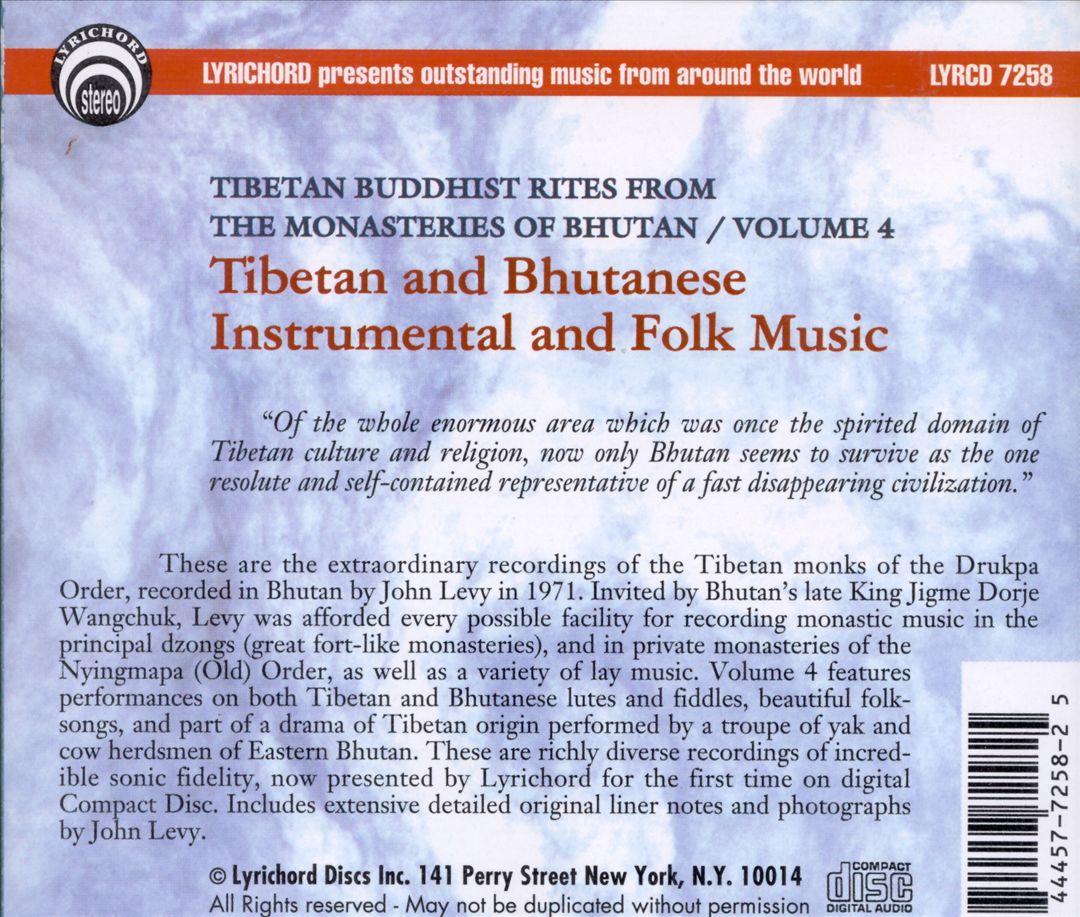 Tibetan & Bhutanese Folk Music, Vol. 4 cover art