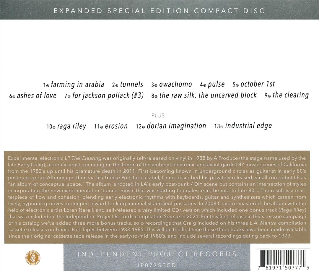 Clearing cover art