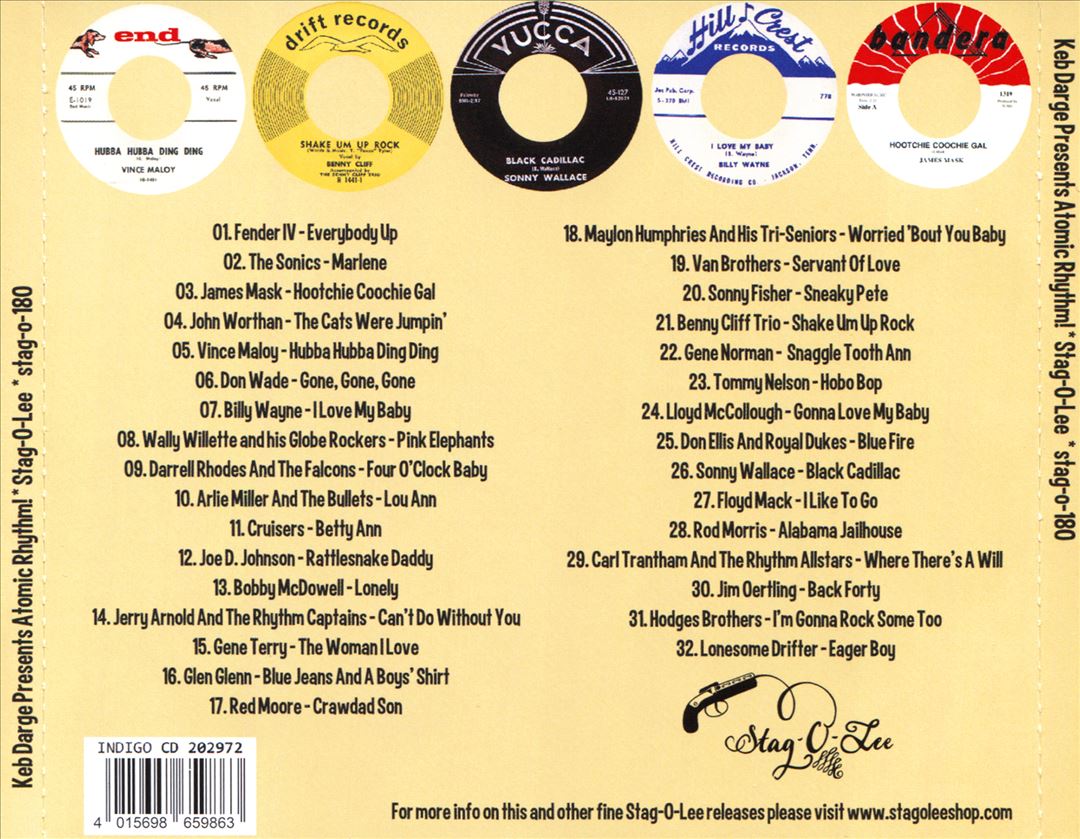 Keb Darge Presents Atomic Rhythm, Vol. 5 cover art