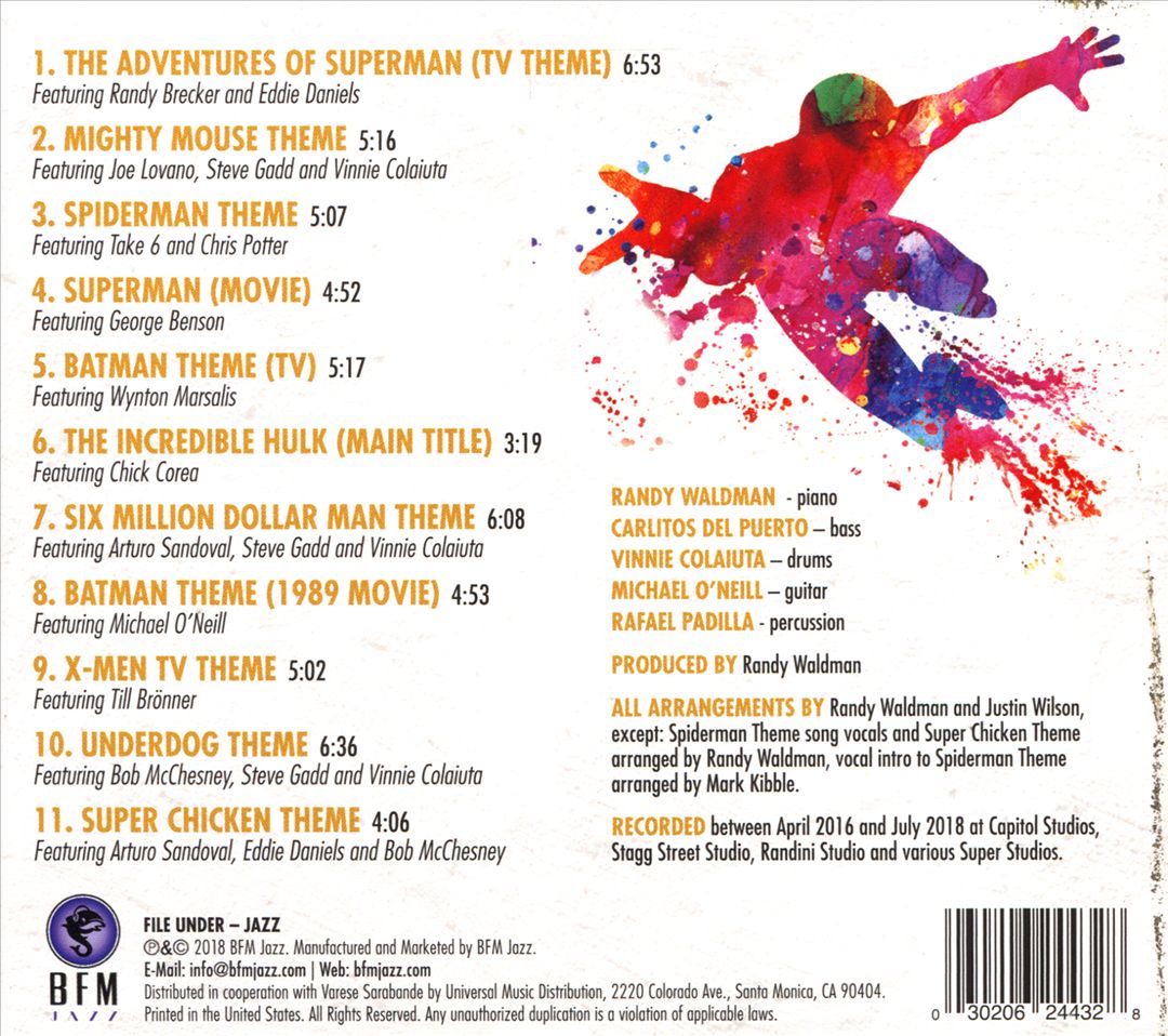Superheroes cover art