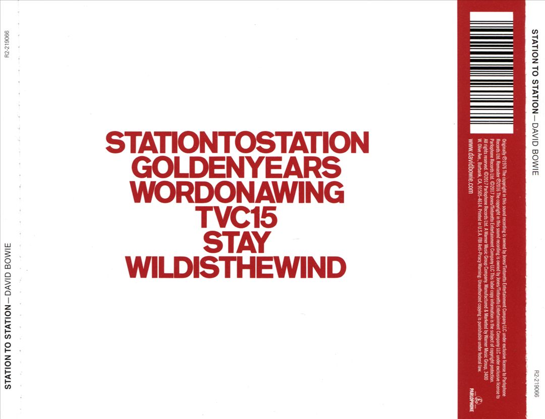 Station to Station cover art