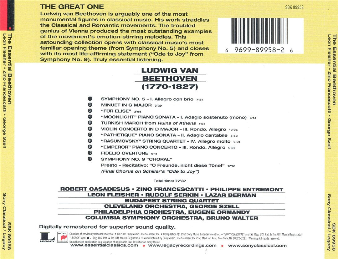 Essential Beethoven cover art