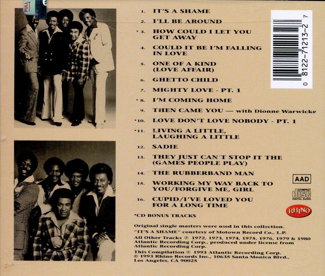 Very Best of the Spinners [Rhino] cover art