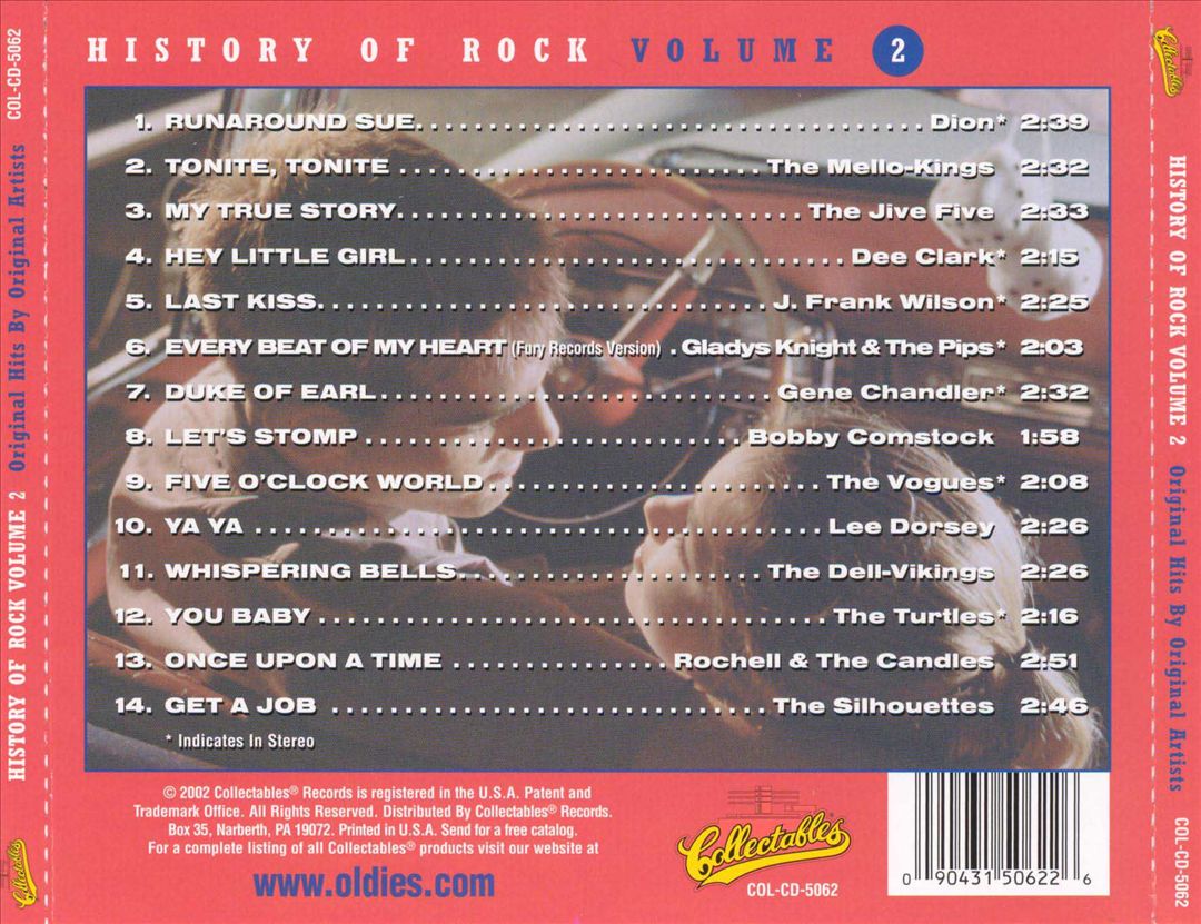History of Rock, Vol. 2 cover art