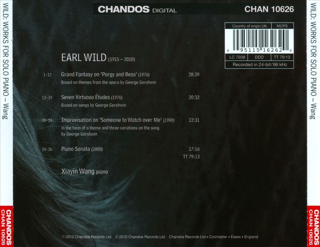 Piano Music of Earl Wild cover art