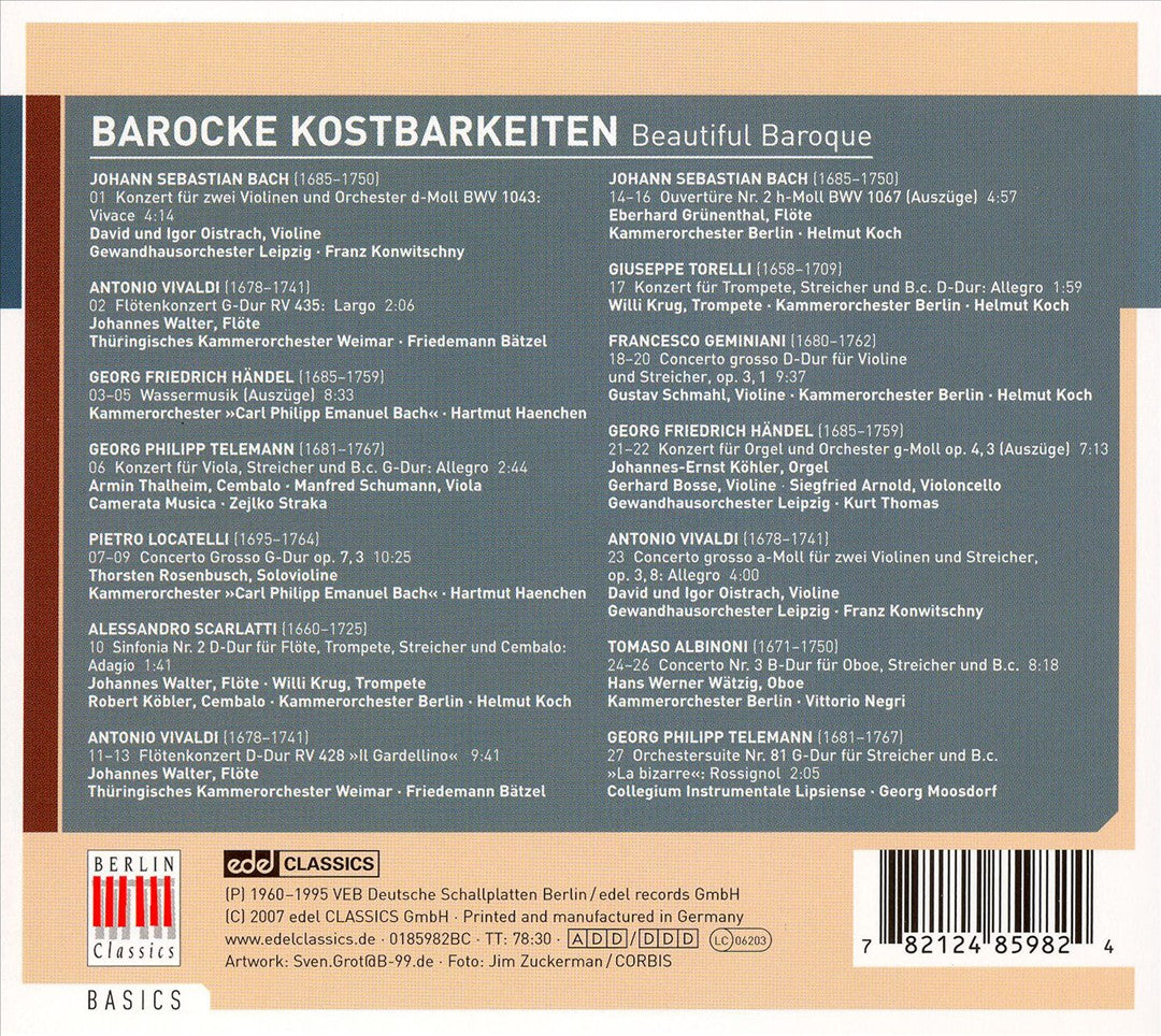 Barocke Kostbarkeiten (Beautiful Baroque) cover art