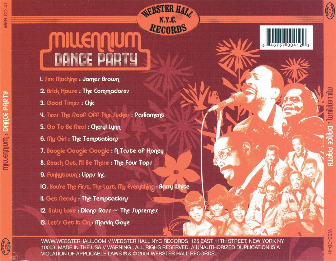 Millennium Dance Party: Continuous Party Mix cover art
