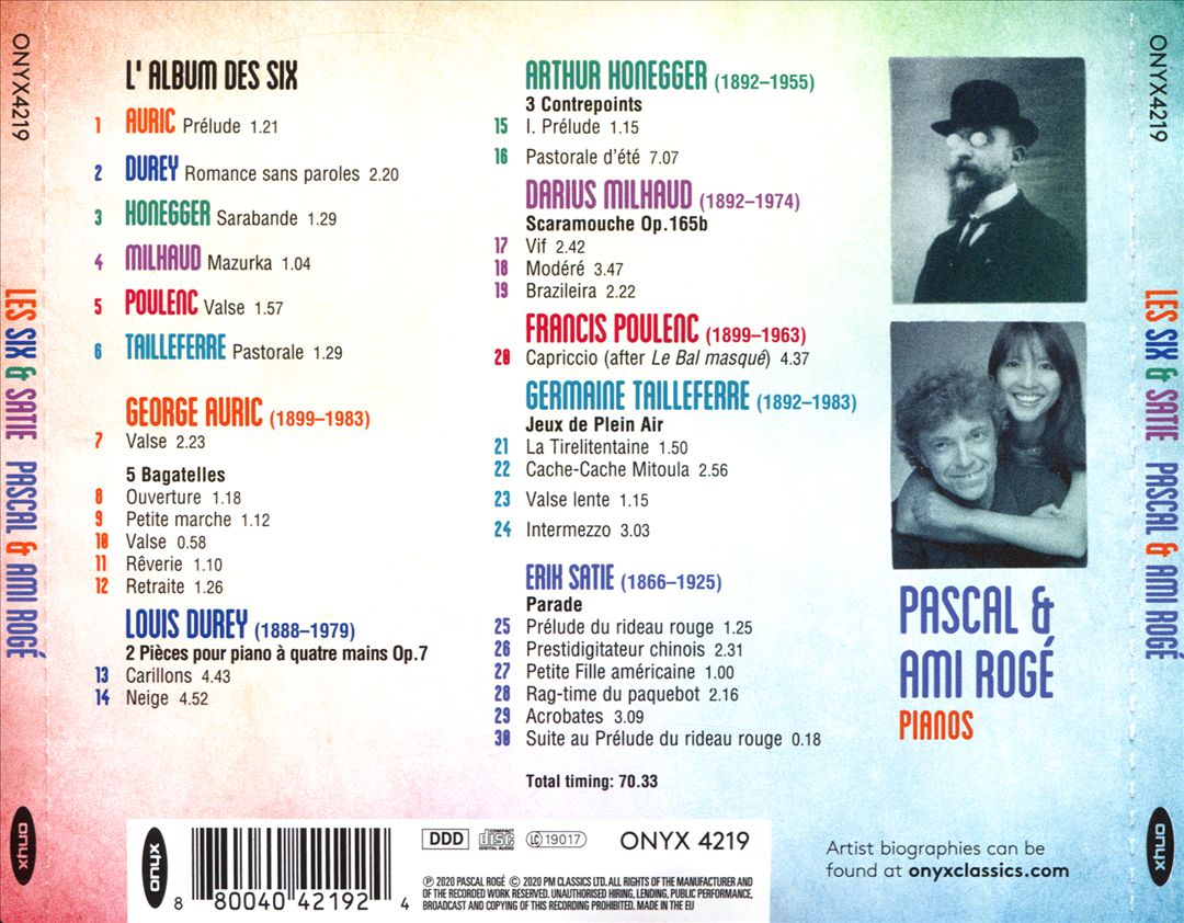 Six & Satie cover art