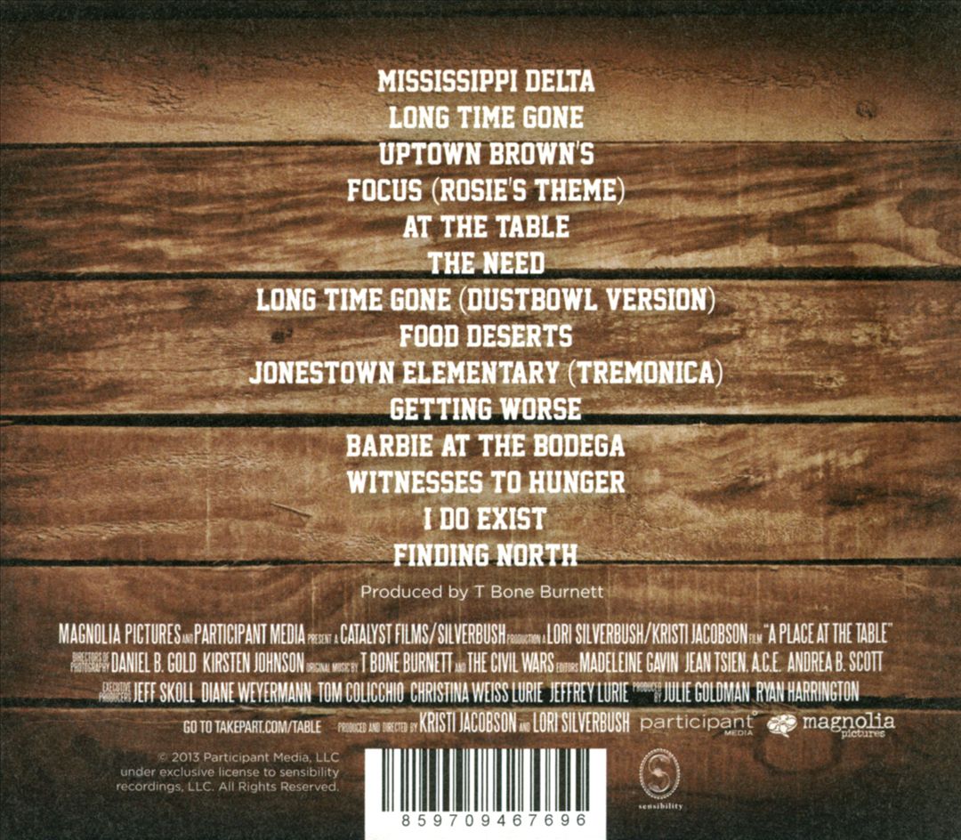 Place at the Table [Original Motion Picture Soundtrack] cover art