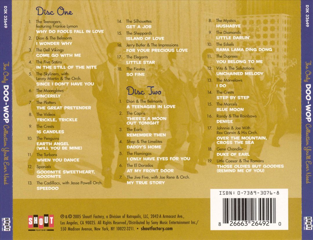 Only Doo-Wop Collection You'll Ever Need cover art