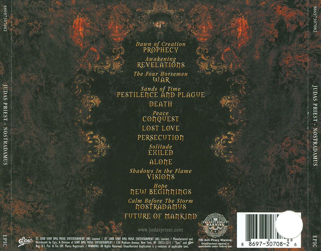 Nostradamus cover art