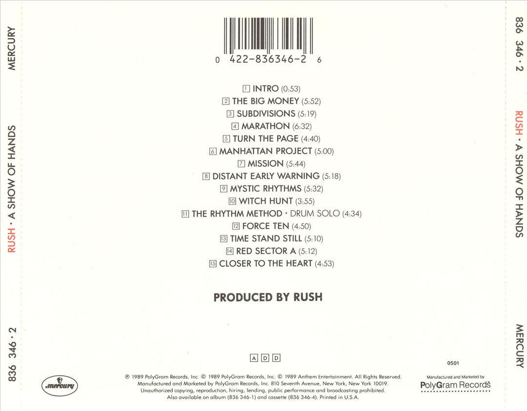 Show of Hands cover art