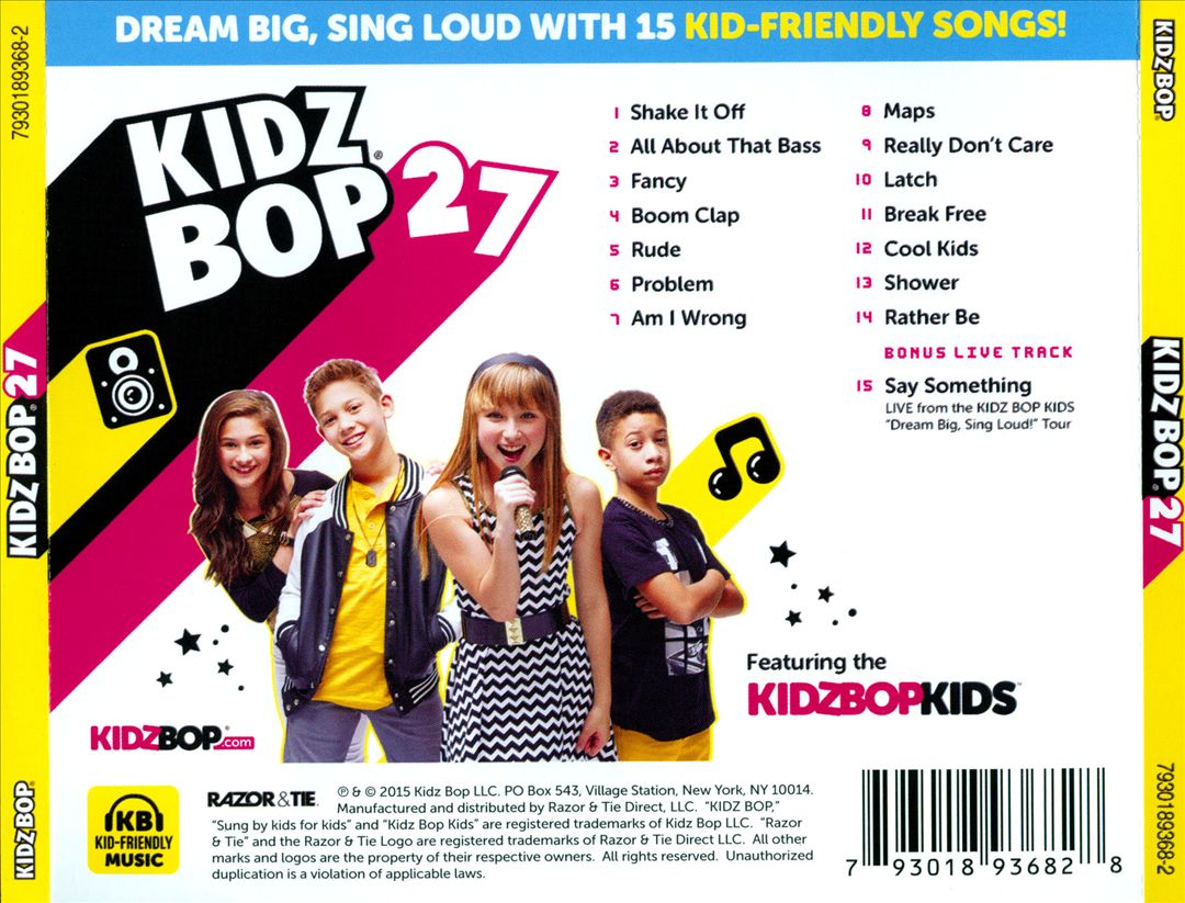 Kidz Bop 27 cover art