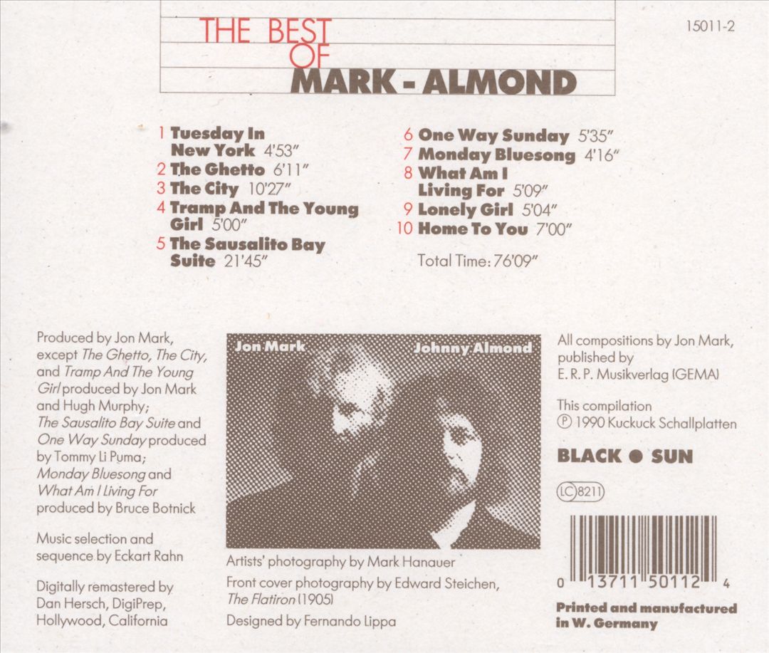 Best of Mark-Almond [Black Sun] cover art