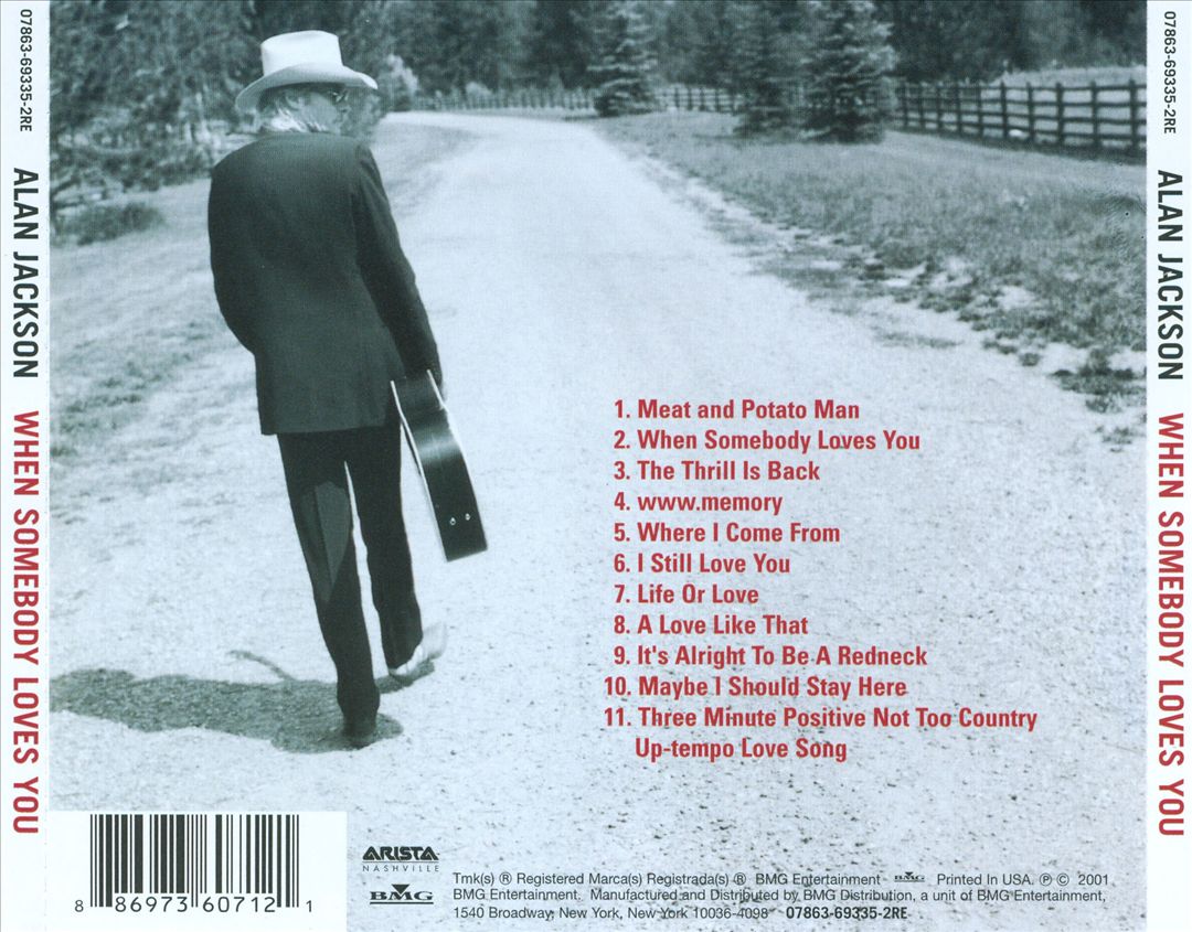 When Somebody Loves You cover art