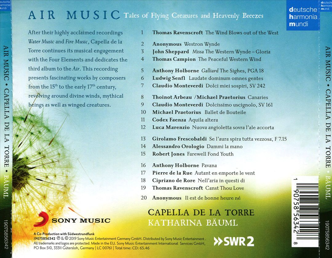 Air Music: Tales of Flying Creatues and Heavenly Breezes cover art