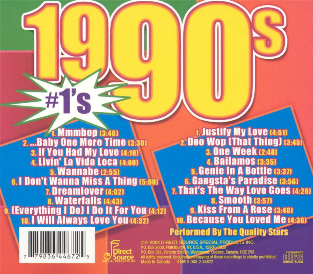 1990'S: #1's cover art