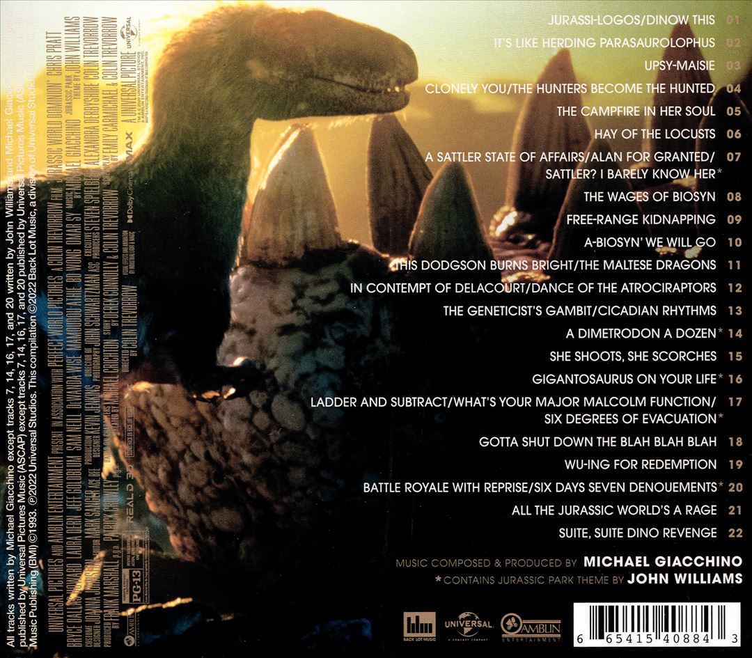 Jurassic World: Dominion [Original Motion Picture Soundtrack] cover art