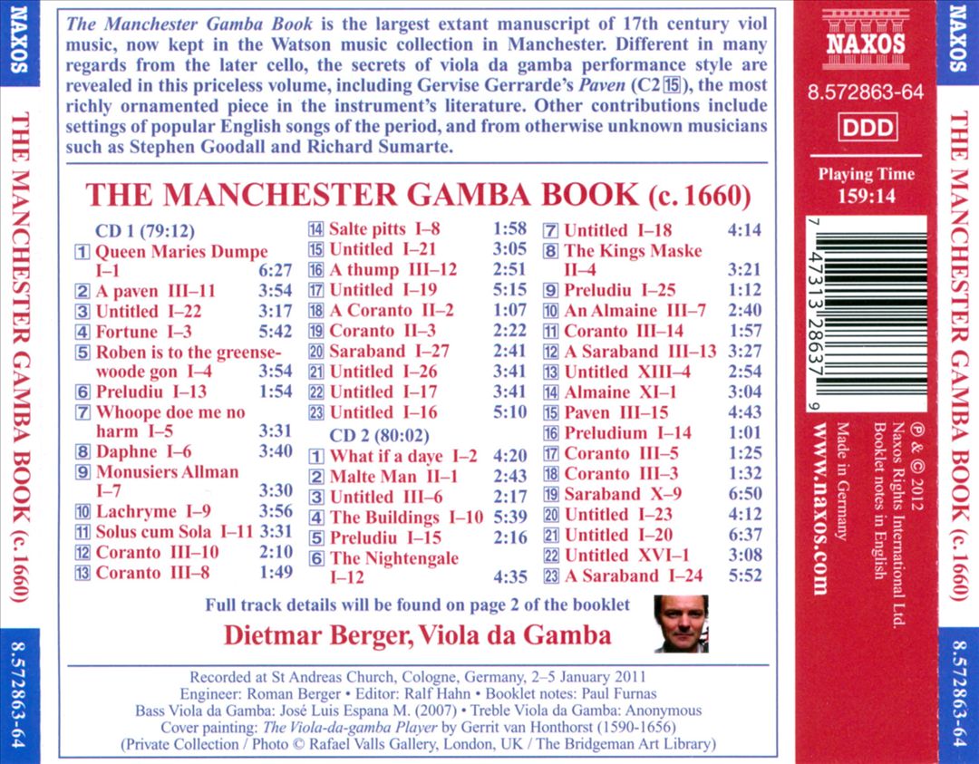 Manchester Gamba Book cover art