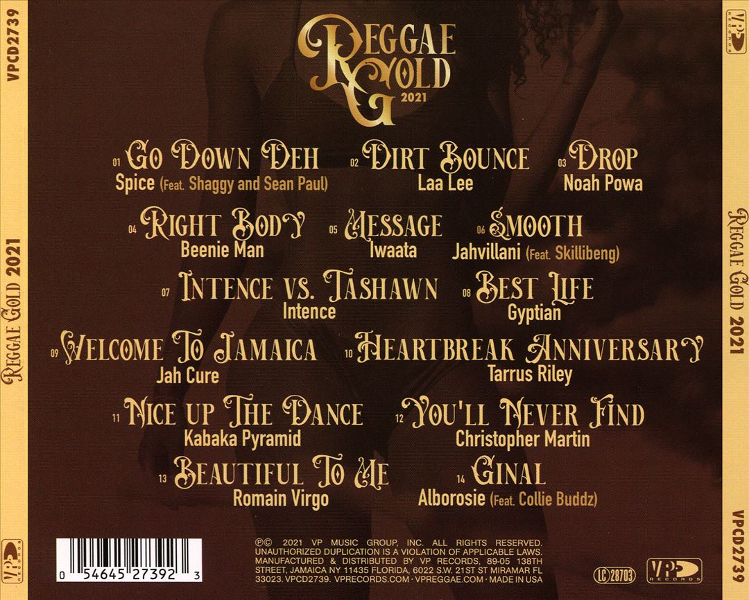 Reggae Gold 2021 cover art