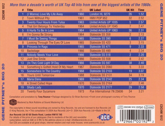 Big Twenty: All the UK Top 40 Hits 1961-73 cover art