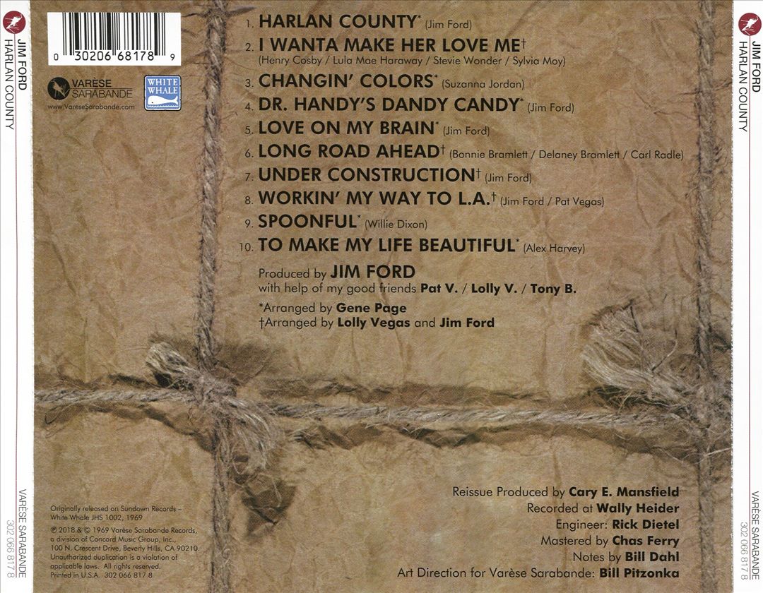 Harlan County cover art
